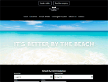 Tablet Screenshot of mullaloobeachhotel.com.au